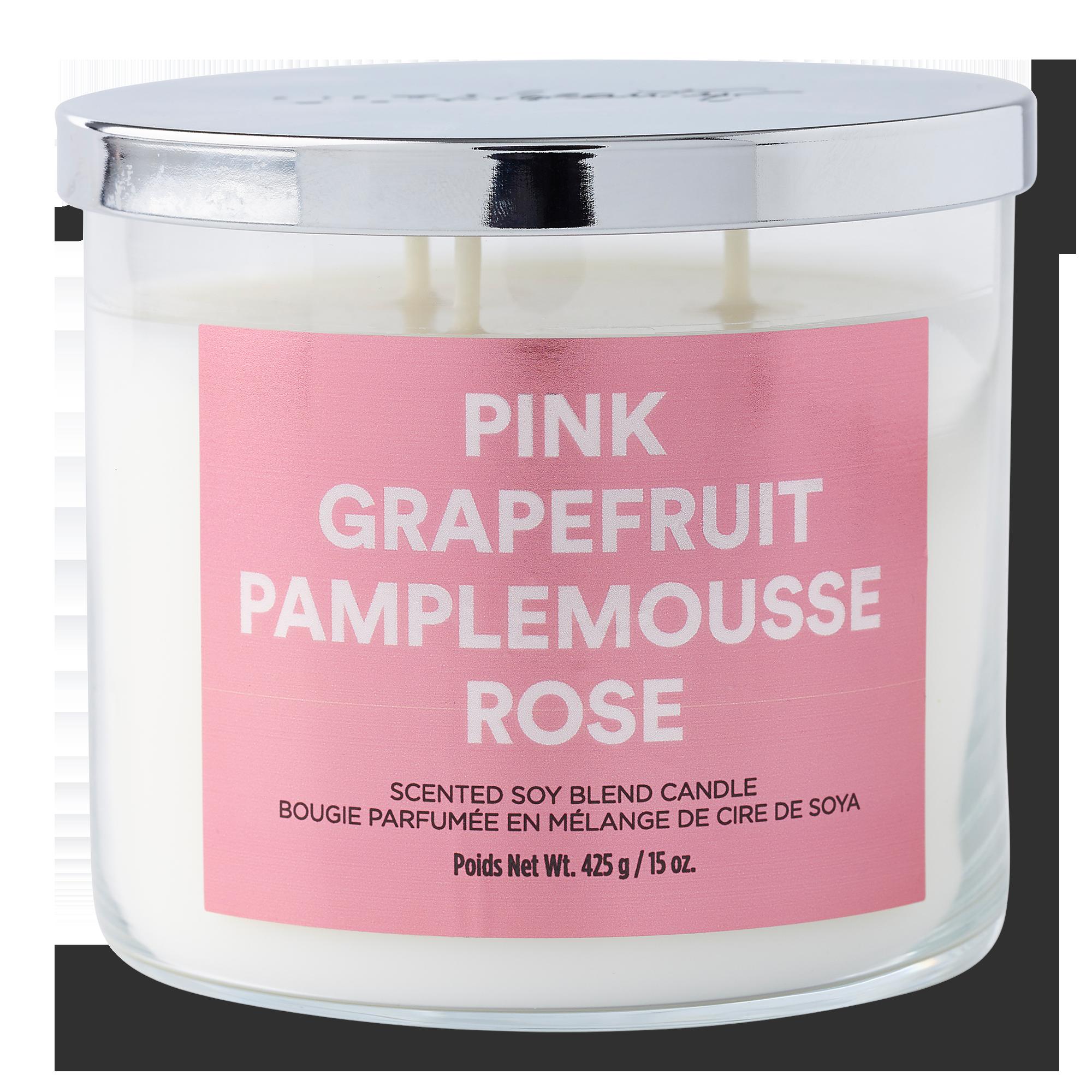 Pink Grapefruit Scented Soy Blend Candle